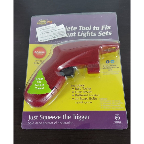 Light Keeper Pro Gun Comp Repair Tool Fixing Holiday Christmas Light Set - Picture 1 of 2